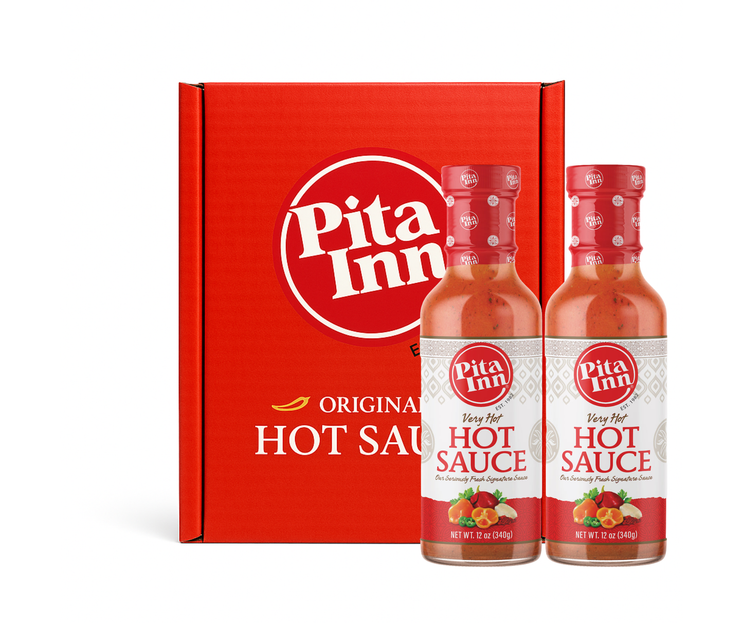 Pita Inn Very Hot, Hot Sauce Gift Box - Free Shipping!