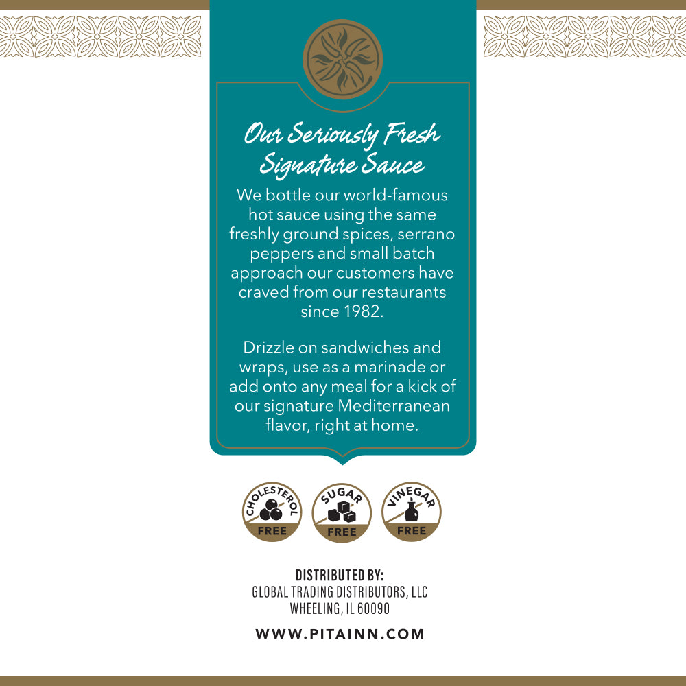 Pita Inn Original Hot Sauce Gift Box - Free Shipping!