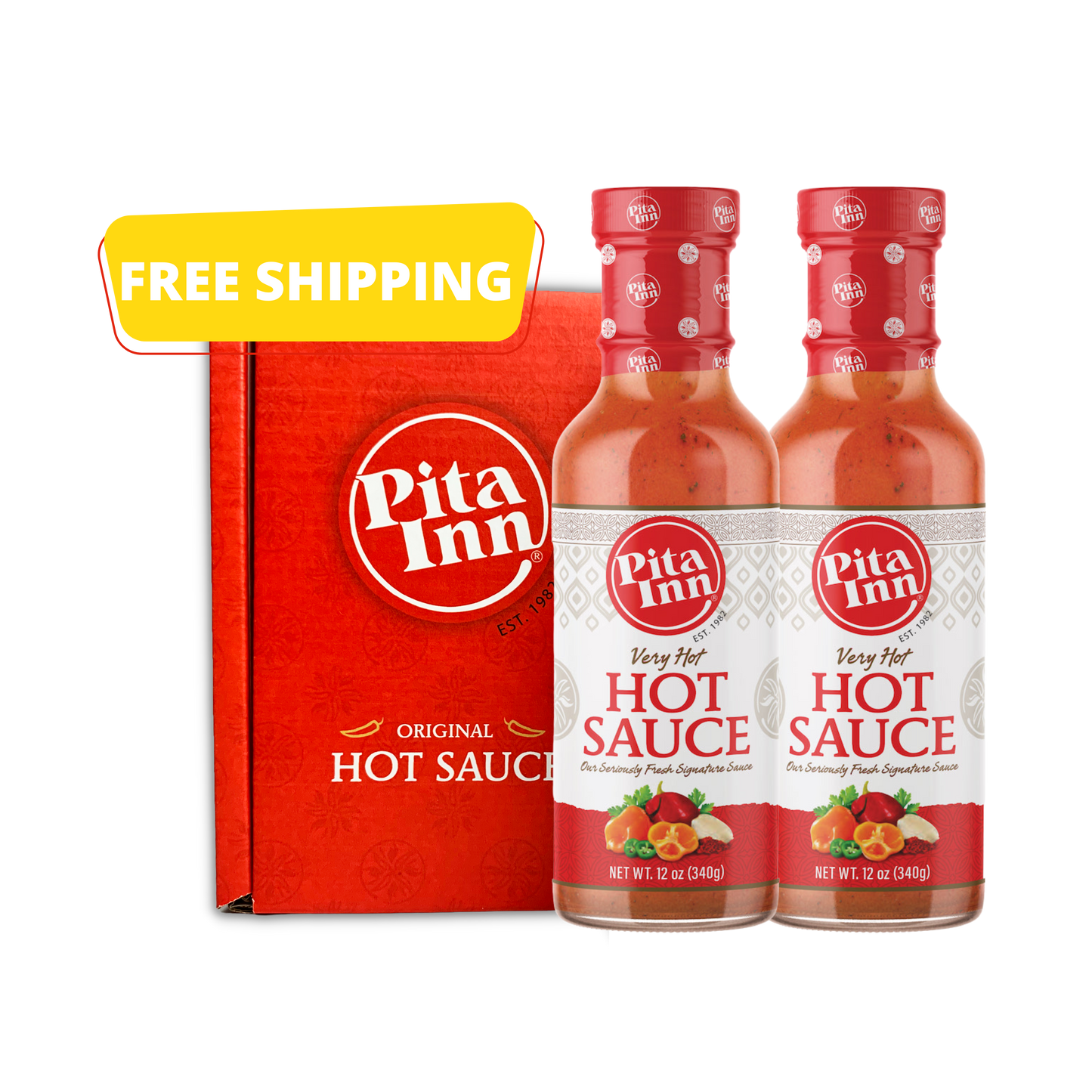 Pita Inn Very Hot, Hot Sauce Gift Box