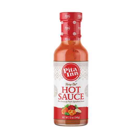 Pita Inn Very Hot, Hot Sauce Bottle 12 oz.