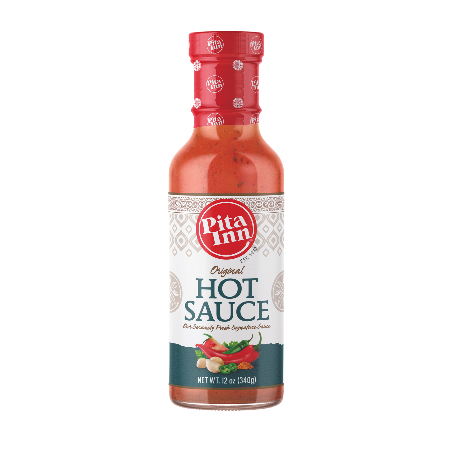 Pita Inn Hot Sauce Bottle 12 oz.